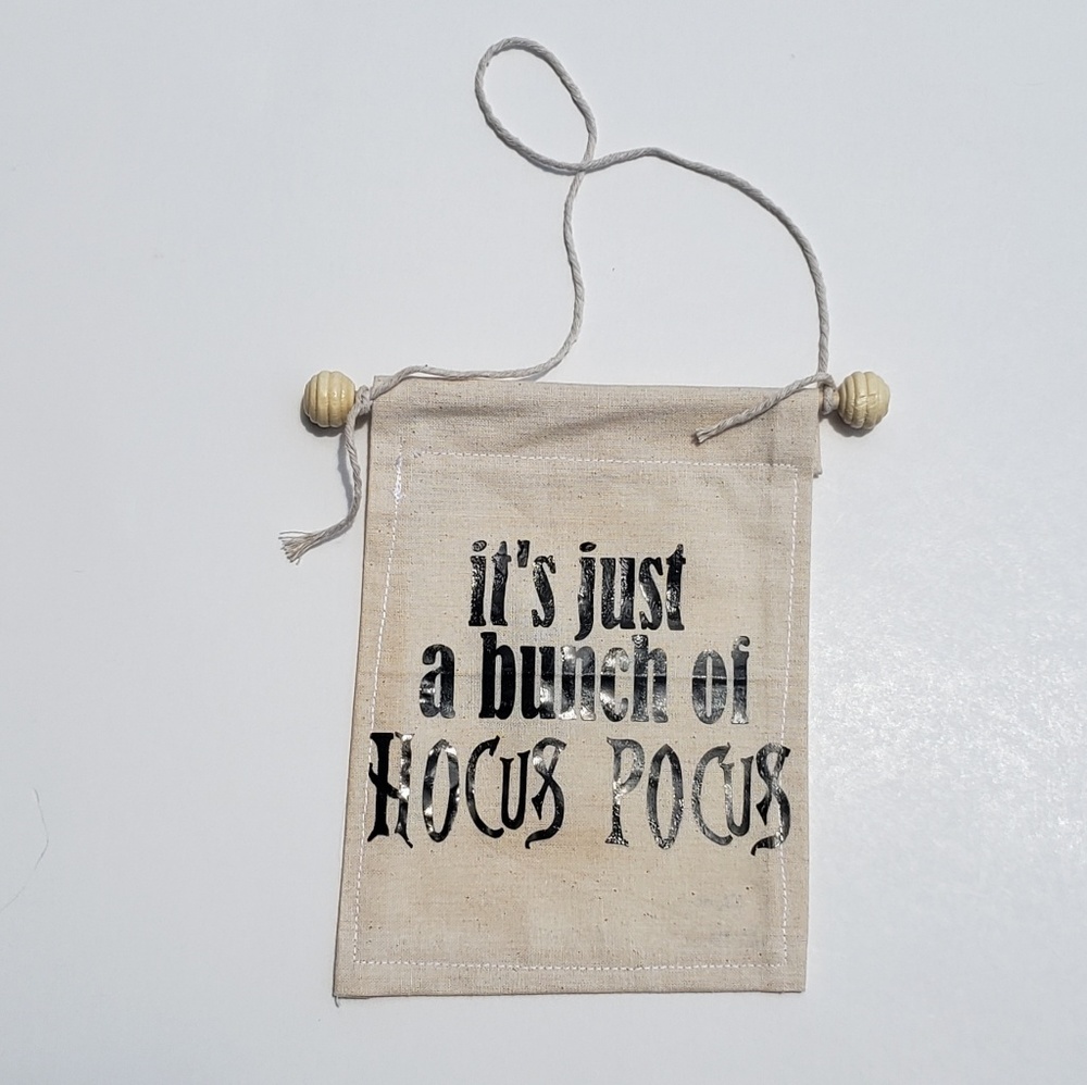 Mini Hocus Pocus Flag Halloween Home Decor